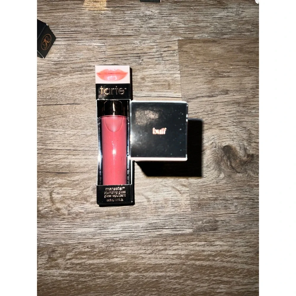 Tarte Maneater Plumping Lip Gloss Buff Set of 2 High Shine Vegan Cruelty-Free